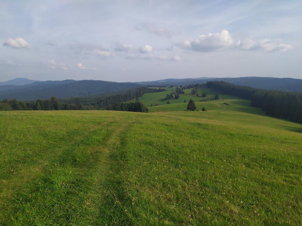 Lúky na Zákľukách poskytujú prekrásne výhľady.