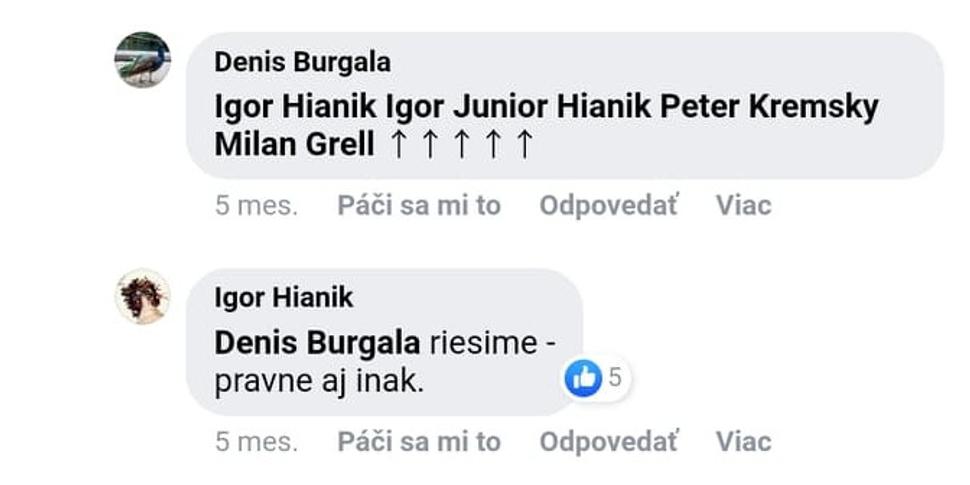 Vyjadrenie primátora Igora Hianika priamo v diskusii