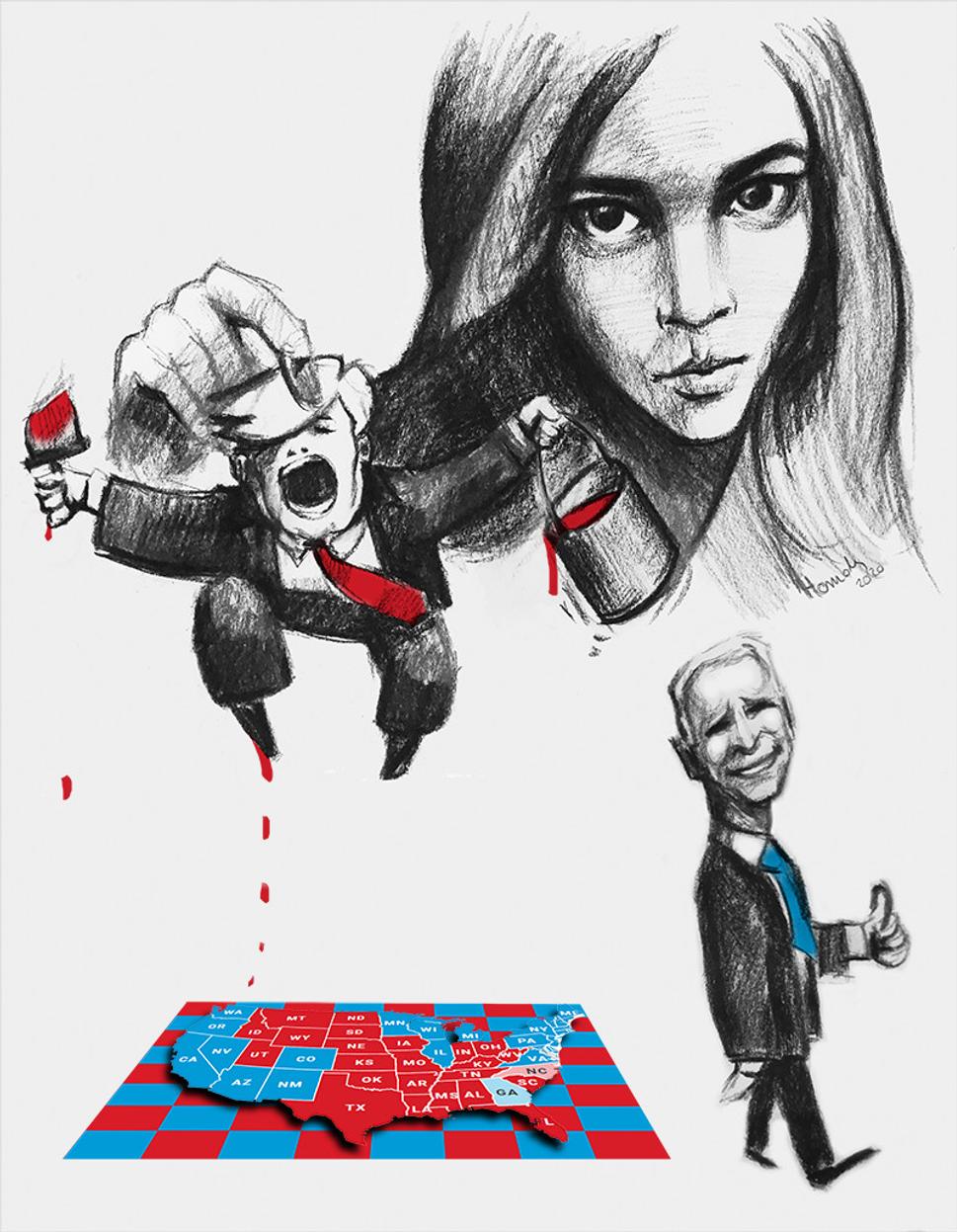 Volby USA 2020 + The Queen's Gambit (Netflix)