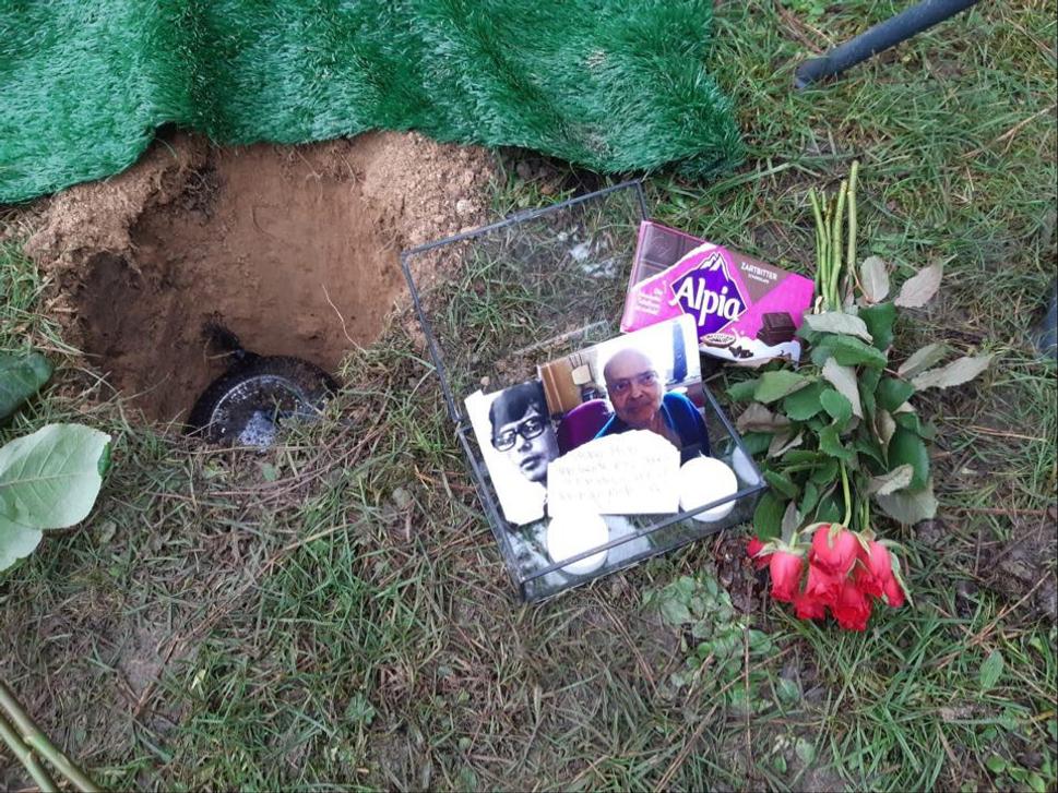 Miesto posledného odpočinku Miroslava Bedrika na Hlavnom frankfurtskom cintoríne Hauptfriedhof.