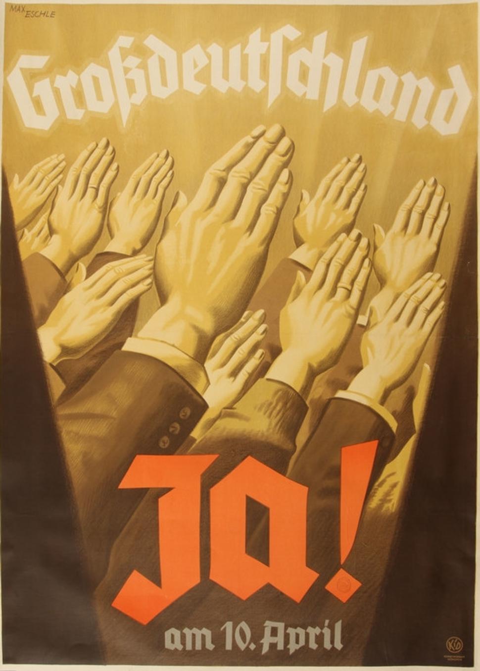 "Veľké Nemecko. Áno!"