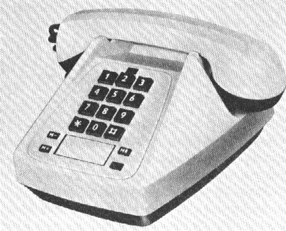Telefónny prístroj Bs s cieľovou číselnicou.