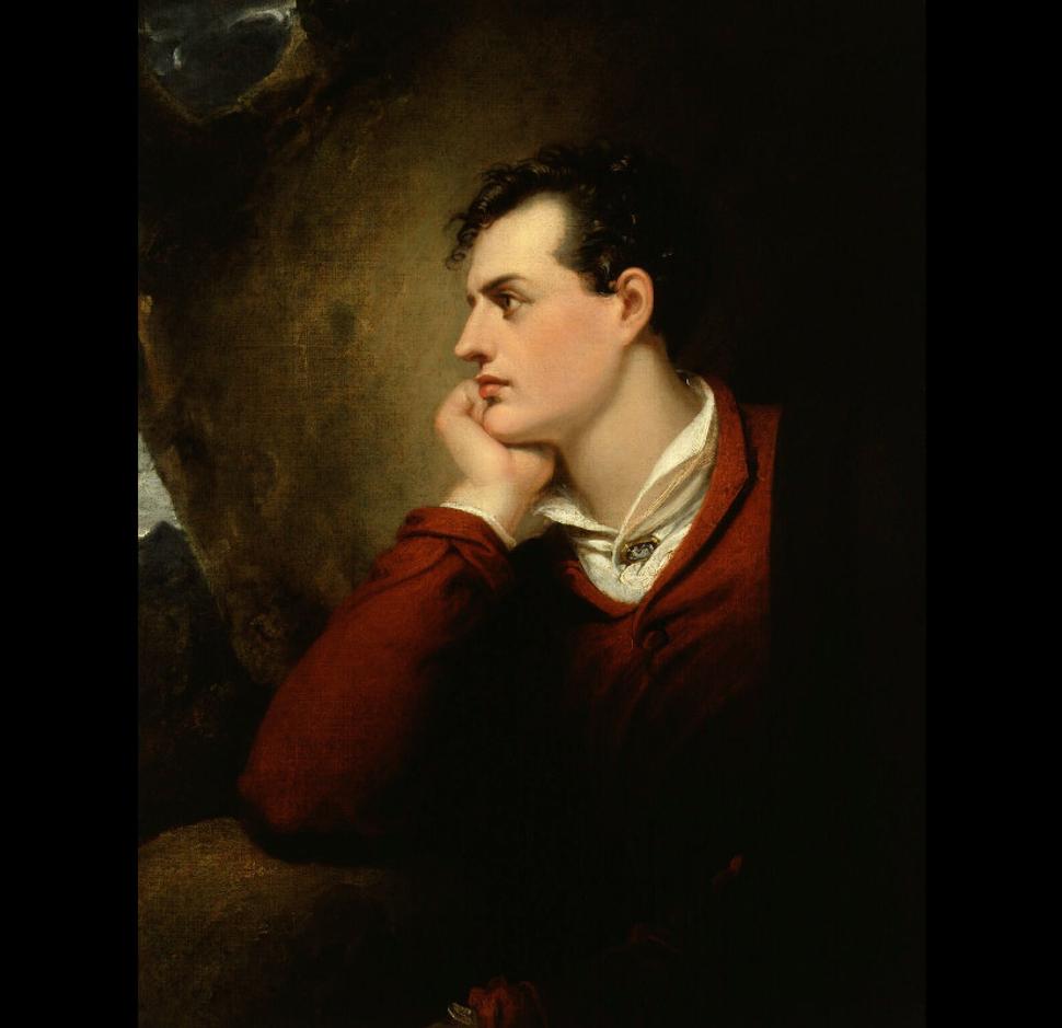 Richard Westall: Lord Byron, r. 1813, mal 25 rokov