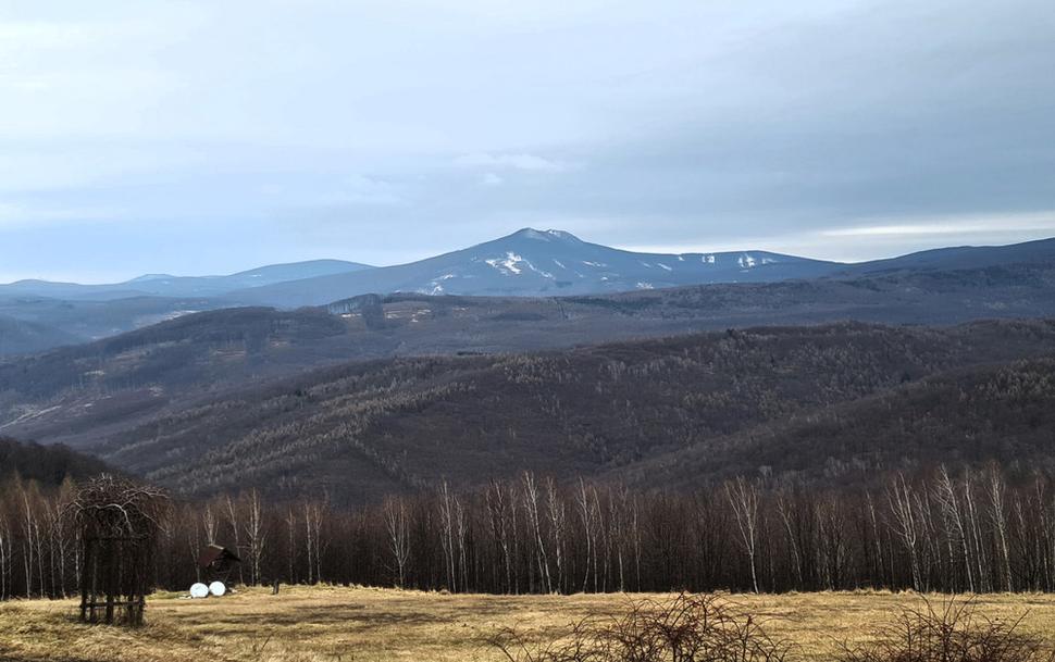 Pohľad na Vihorlat (1076 m n.m.)