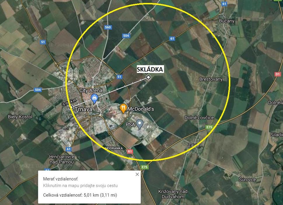Problém plynu z trnavskej skládky sa netýka iba obyvateľov Oravného, Brestovian, Dolných Lovčíc, či Zavaru, ale aj väčšej časti Trnavy. V súčte hovoríme o približne 70.000 obyvateľoch.