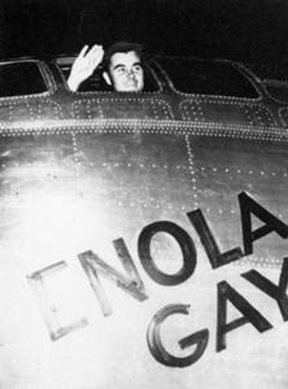 pilot Paul Tibbets, B29 Enola Gay
