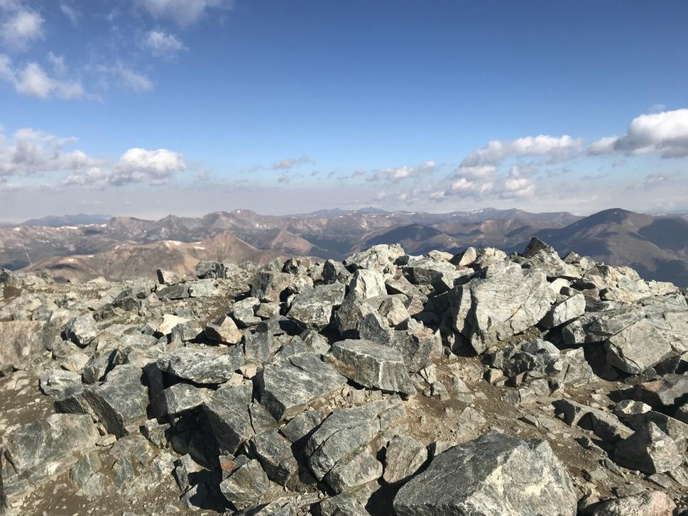 Vrchol Torreyovho štítu.