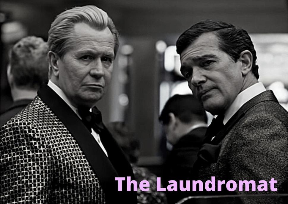 Gary Oldman a Antonio Banderas vo filme The Laundromat