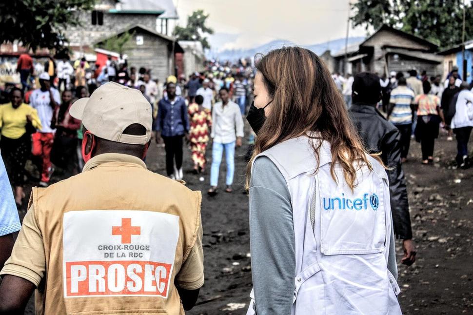 UNICEF a jeho partner, konžský Červený kríž, uskutočnili rýchle hodnotenie potrieb v Sake, Buhene, Kibati a Kibumba.