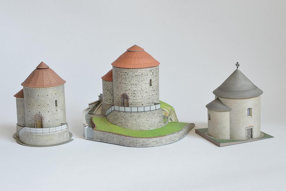 Znojmo - Rotunda sv. Kataríny (Ondřej Hejl), Znojmo - Rotunda sv. Kataríny (Milan Bartoš), Starý Plzenec - Rotunda sv. Petra a Pavla