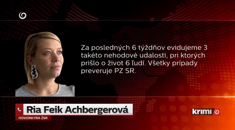 Za 6 týždňov prišlo o život 6 ľudí