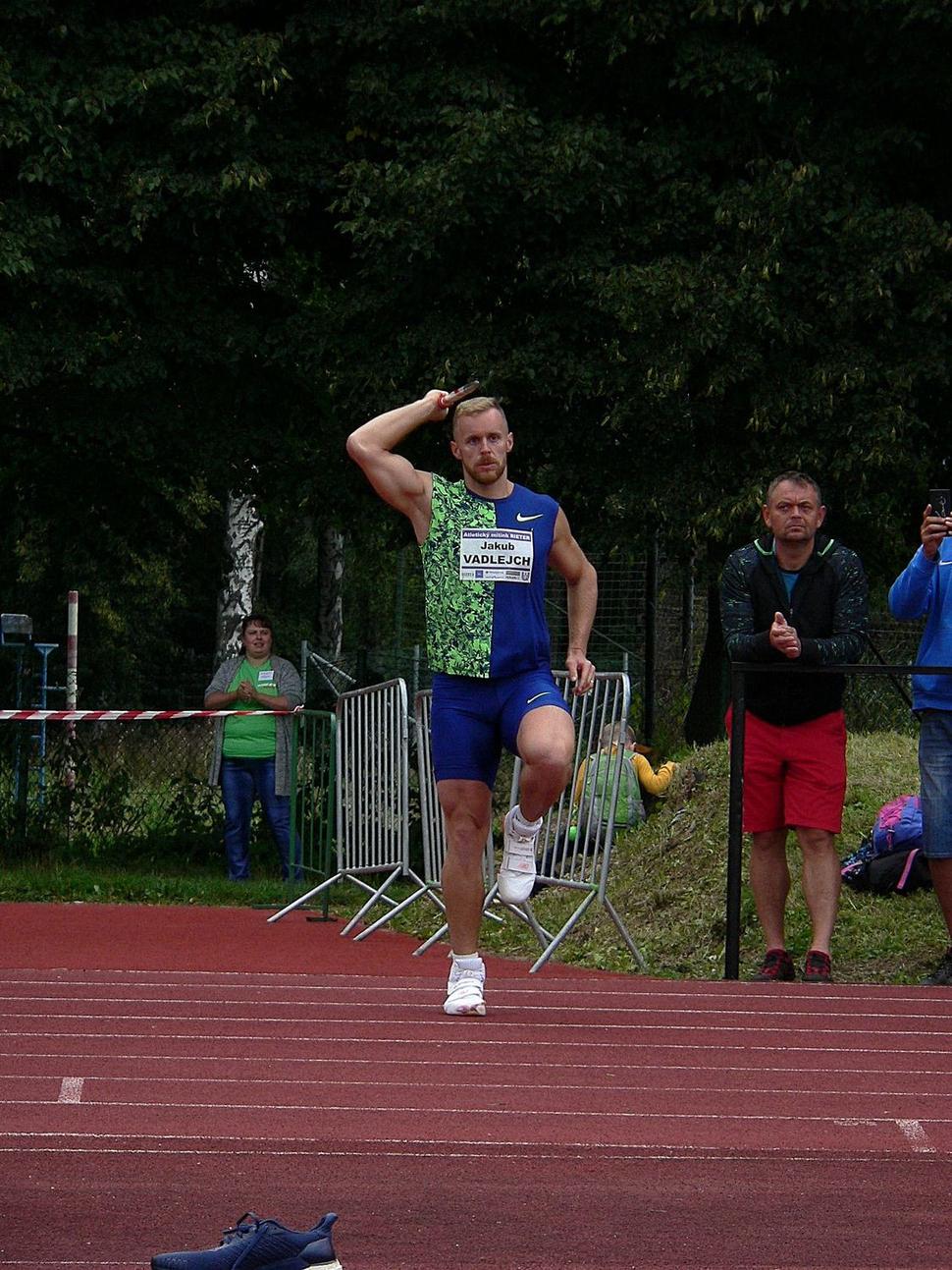 Jakub Vadlejch předvedl na mítinku skvělé výkony