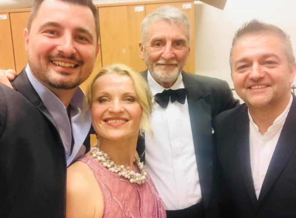 zľ. Juraj Hollý, Jana Kurucová, Martin Huba, Róbert Pechanec