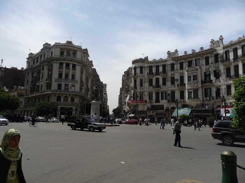 Káhirské námestie Talaat Harb
