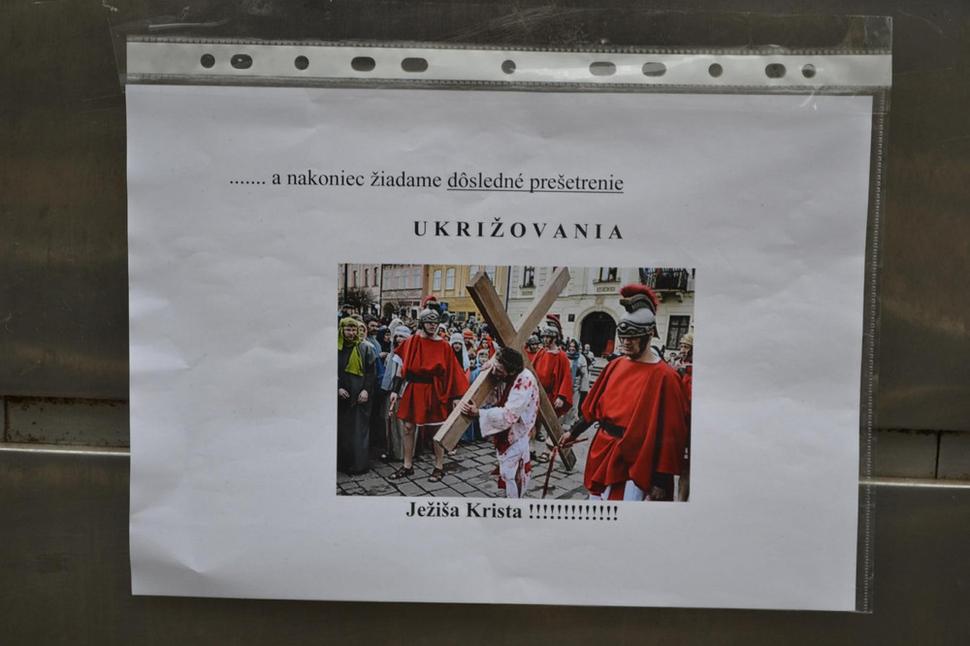 Reakcia GP na protest