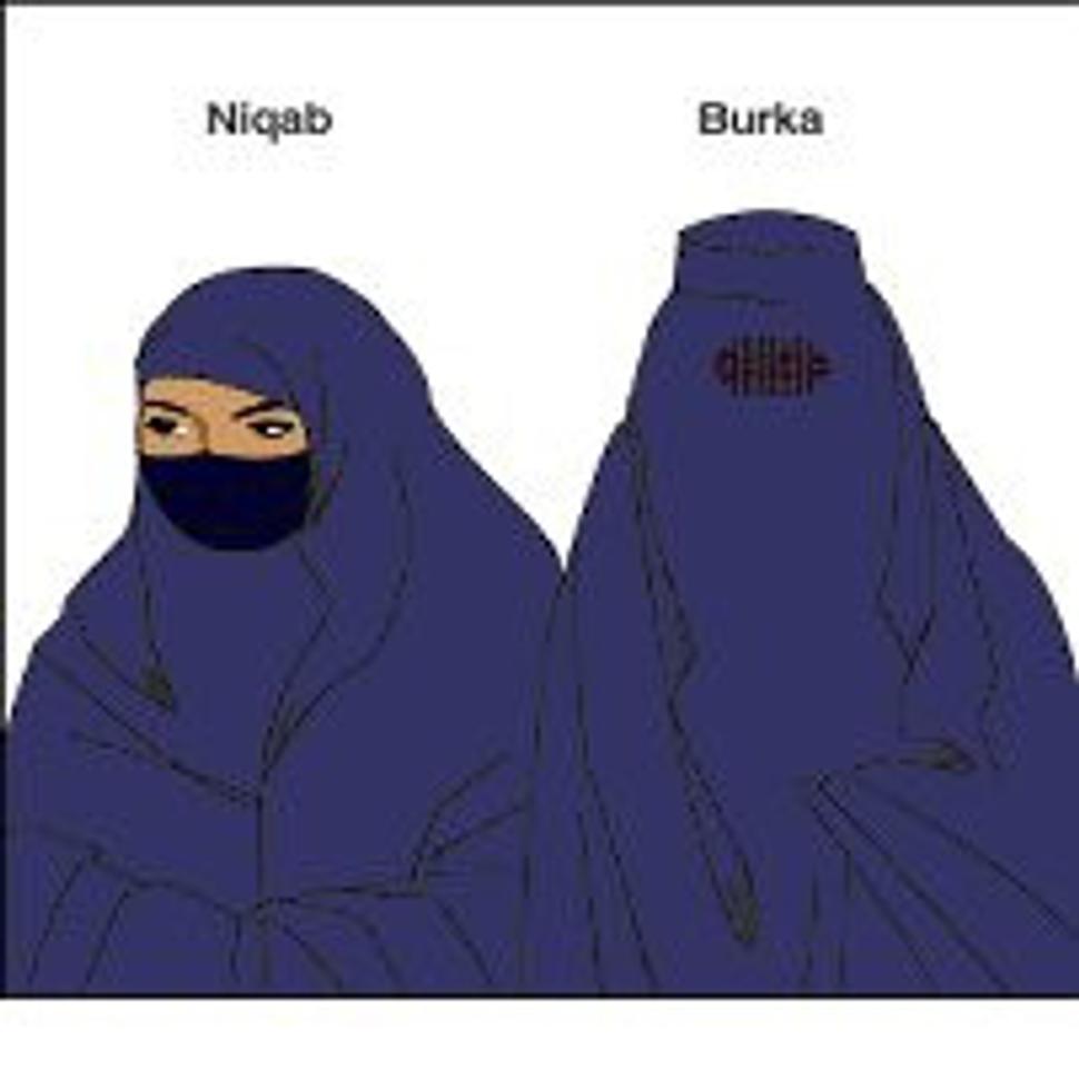 Nikáb a burka.