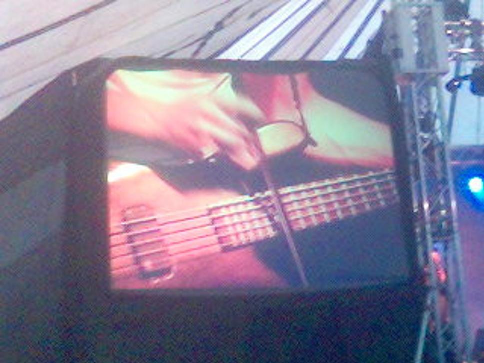 Basgitarista a sláčik