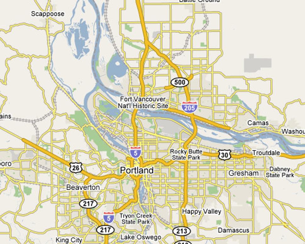 mapa v Google Transit