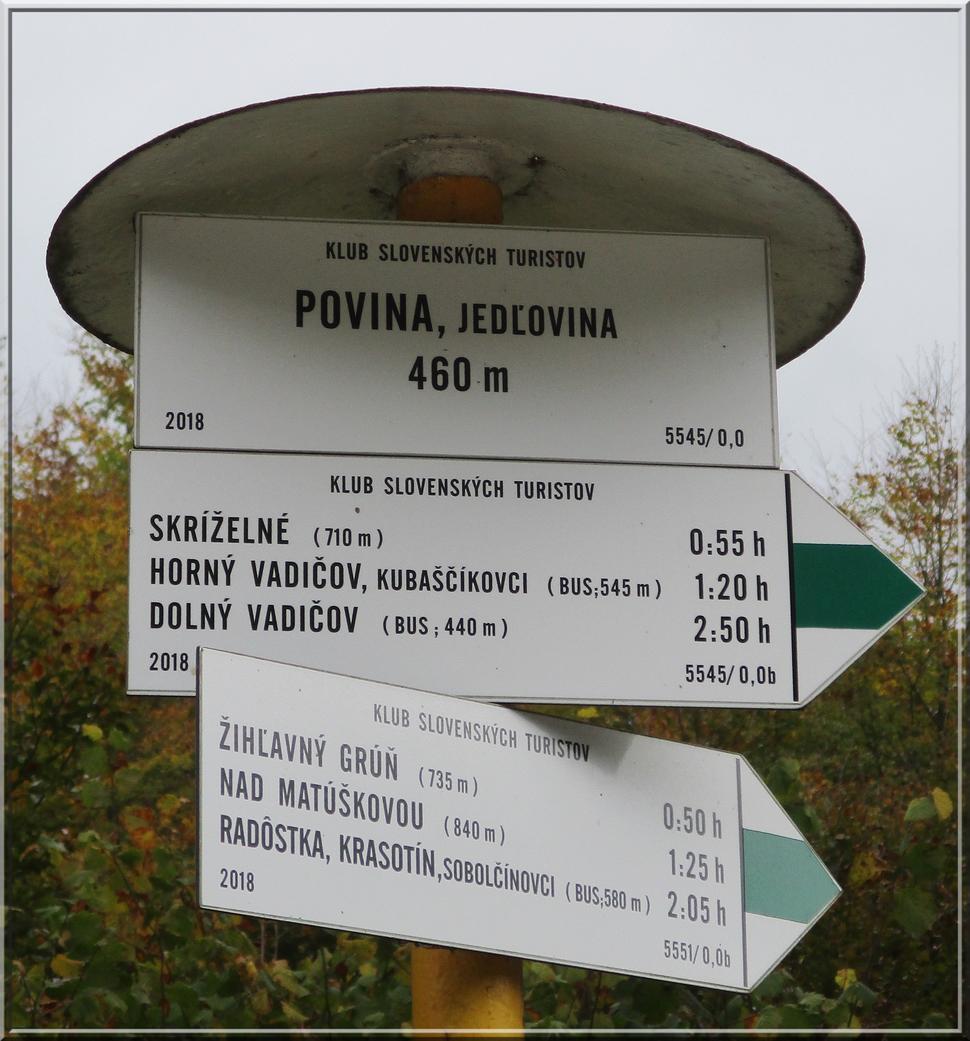 Jedľovina asi 20 minút odd Tatárovcov