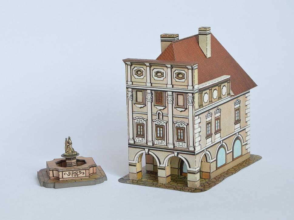 Dom čp. 3 a fontána (abc č. 7 roč. 21 - 1976)