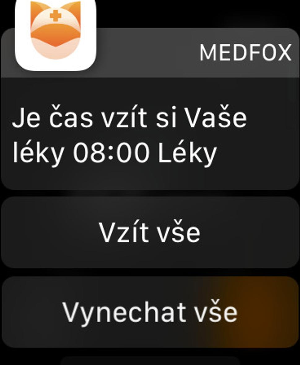 ranná notifikácia na hodinkách