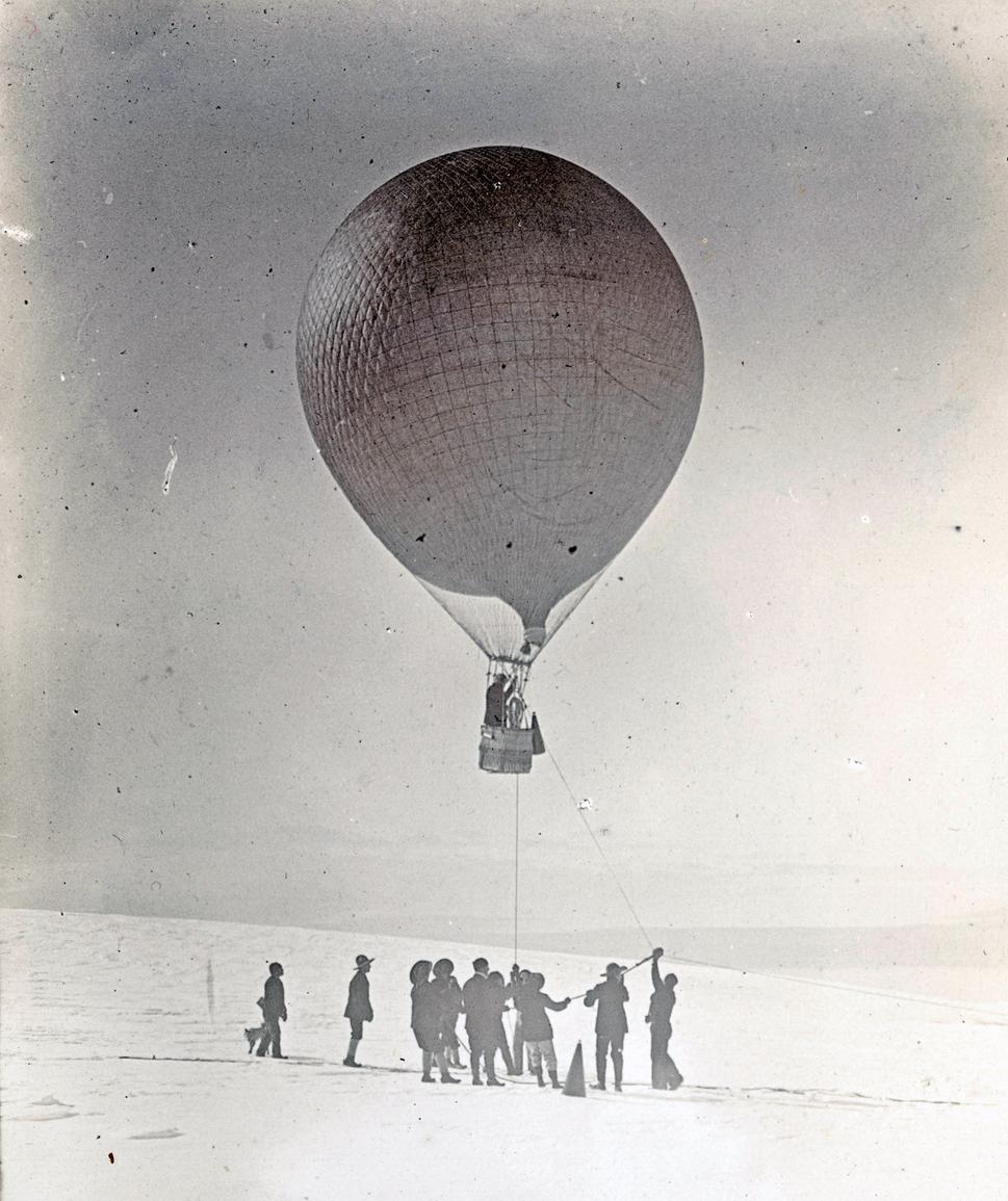 Scottov výstup na balóne naplnenom vodíkom s cieľom vykonať výškový prieskum, 4. februára 1902