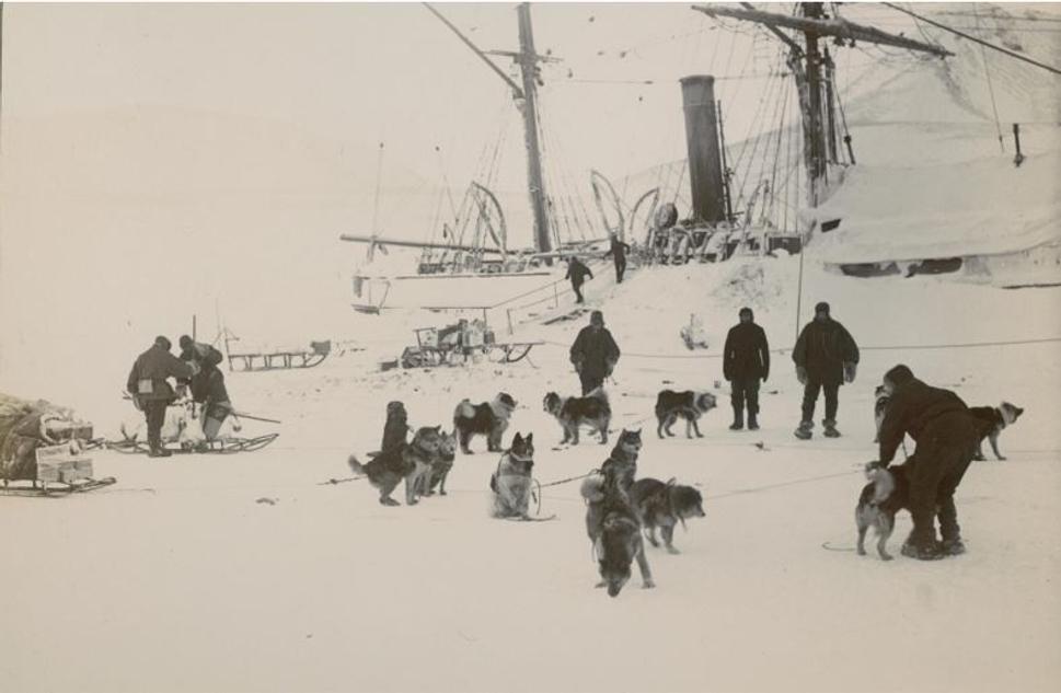 Príprava na prvú Scottovu výpravu v novembri 1902