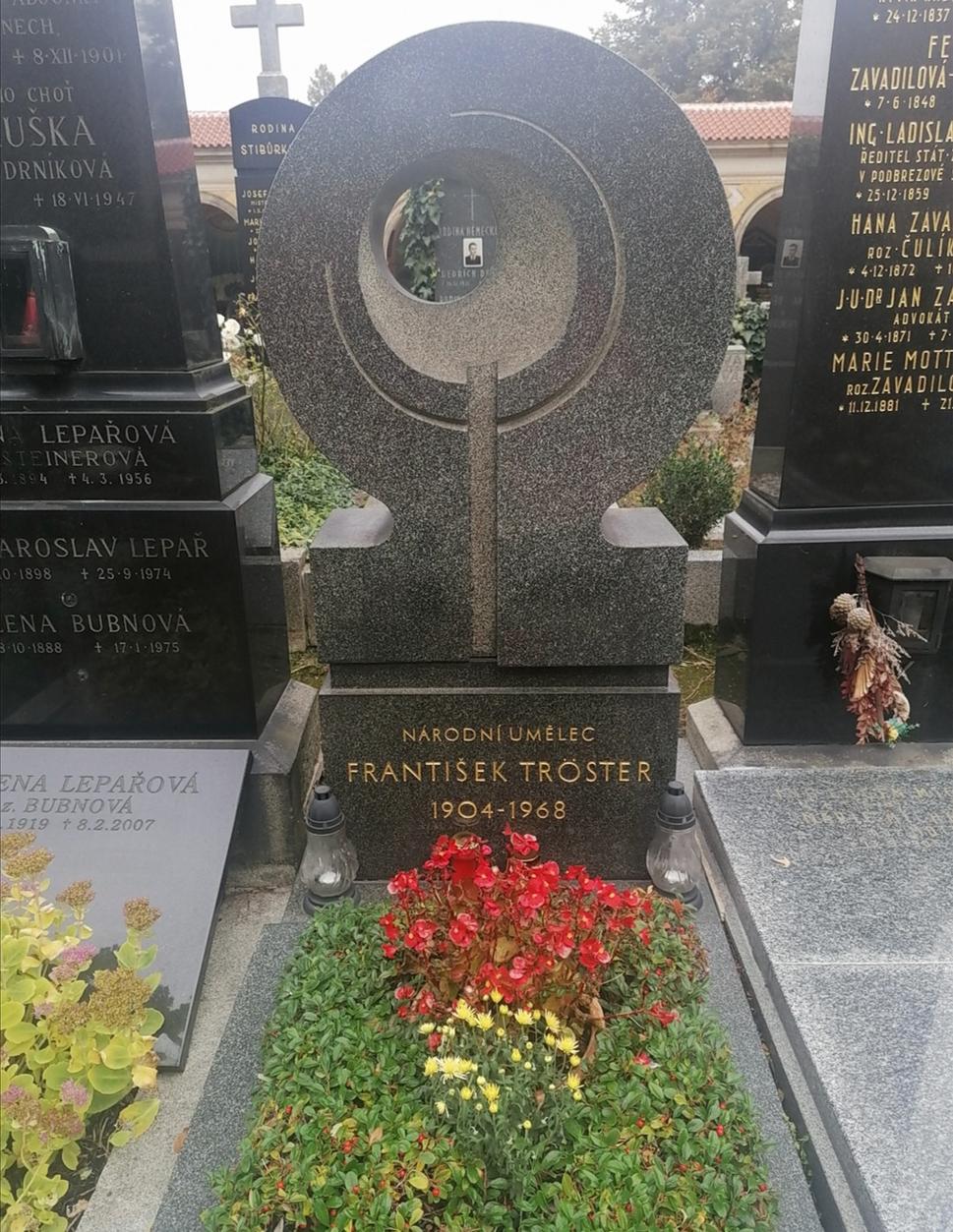 František Troster,, jevištní výtvarník