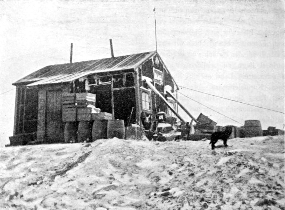 Prefabrikovaná chata, ktorú Nordenskjöldova skupina postavila na ostrove Snow Hill