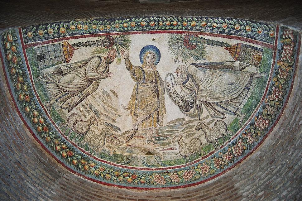 „Traditio legis“ (Darovanie zákona)
Mauzóleum Konstanci
330 – 350, Rím