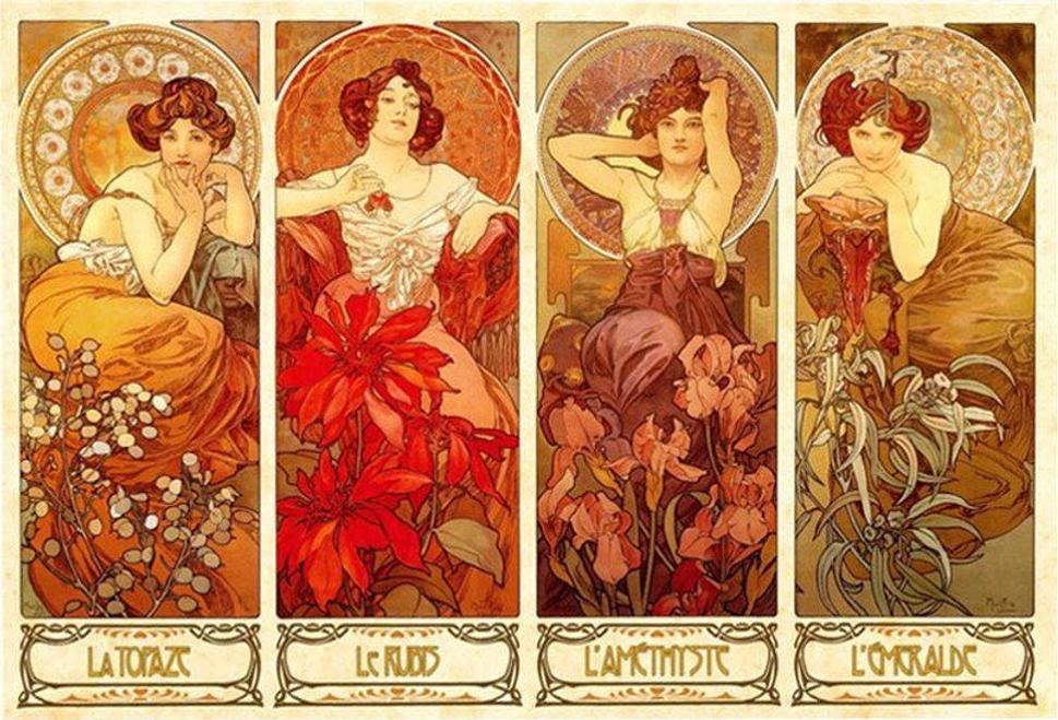Drahokamy
Alfonz Mucha
1900
