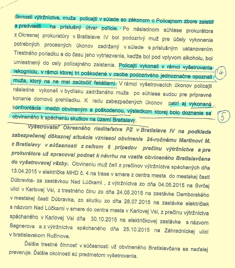 Obr. 8: Druhá strana dezinformácie v podobe tlačovej správy zverejenej hovorkyňou Kurucovou. Ta dodnes nevysvetlila, prečo správa obsahuje nepravdivé informácie.