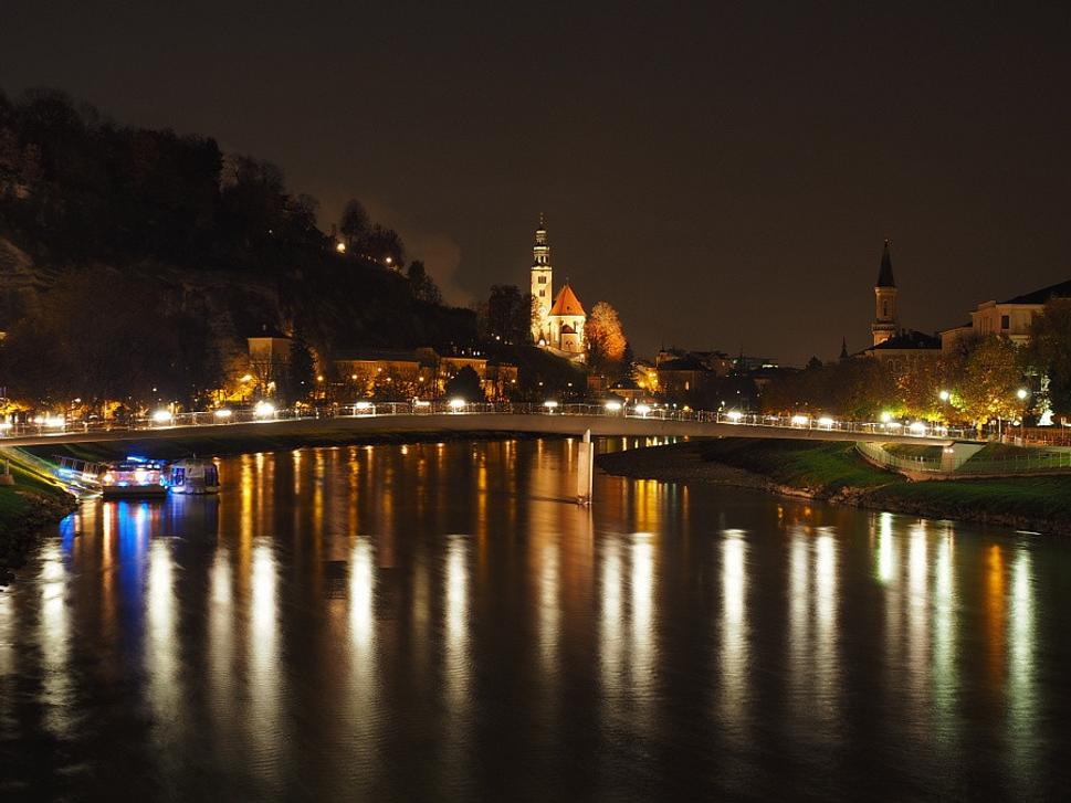 Pohľad na rieku Salzach