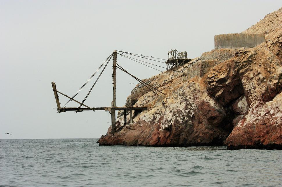 tieto rampy slúžia na zber guána
