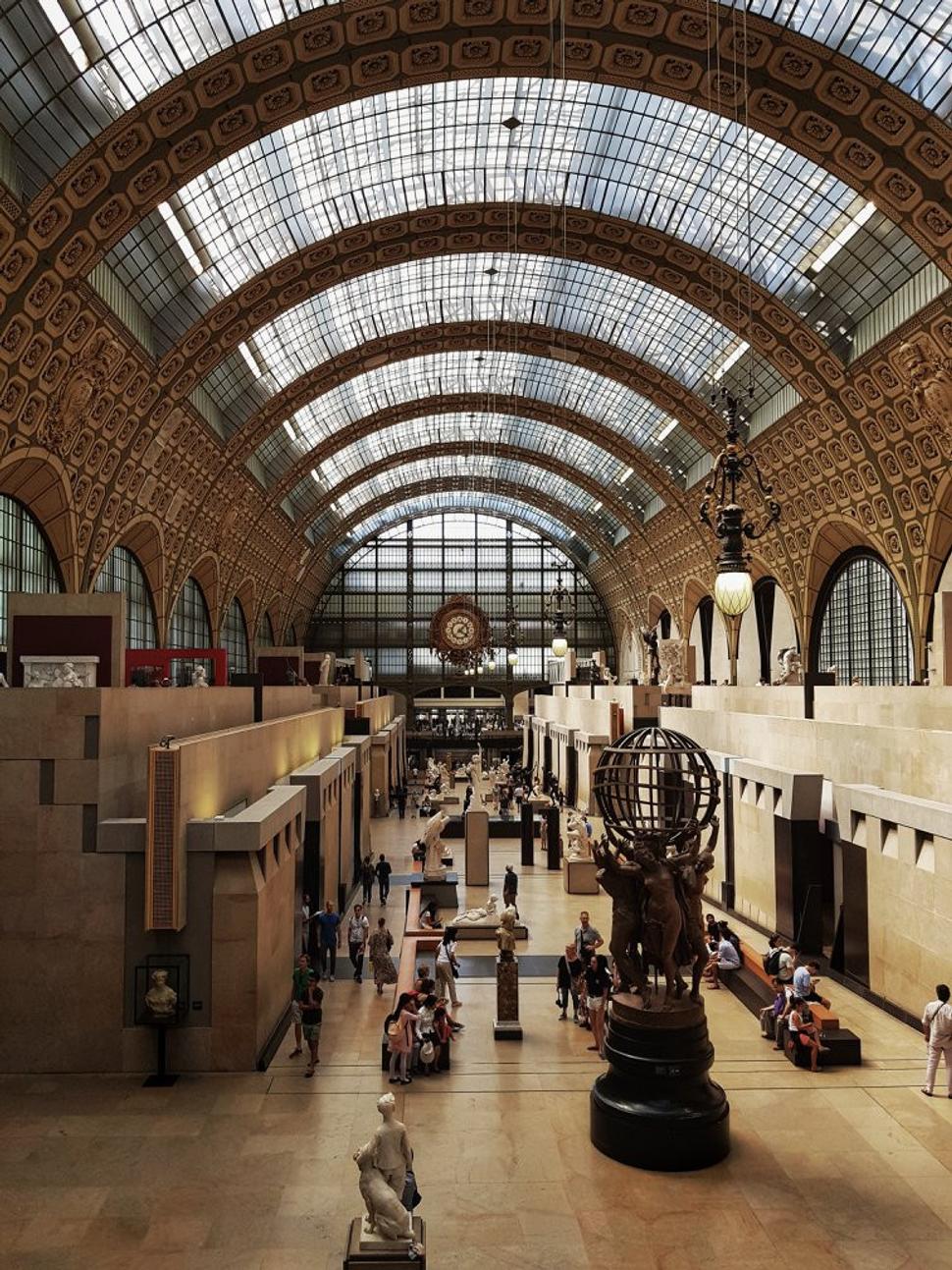 Múzeum Orsay - ako vidno, kedysi to bola budova vlakovej stanice.