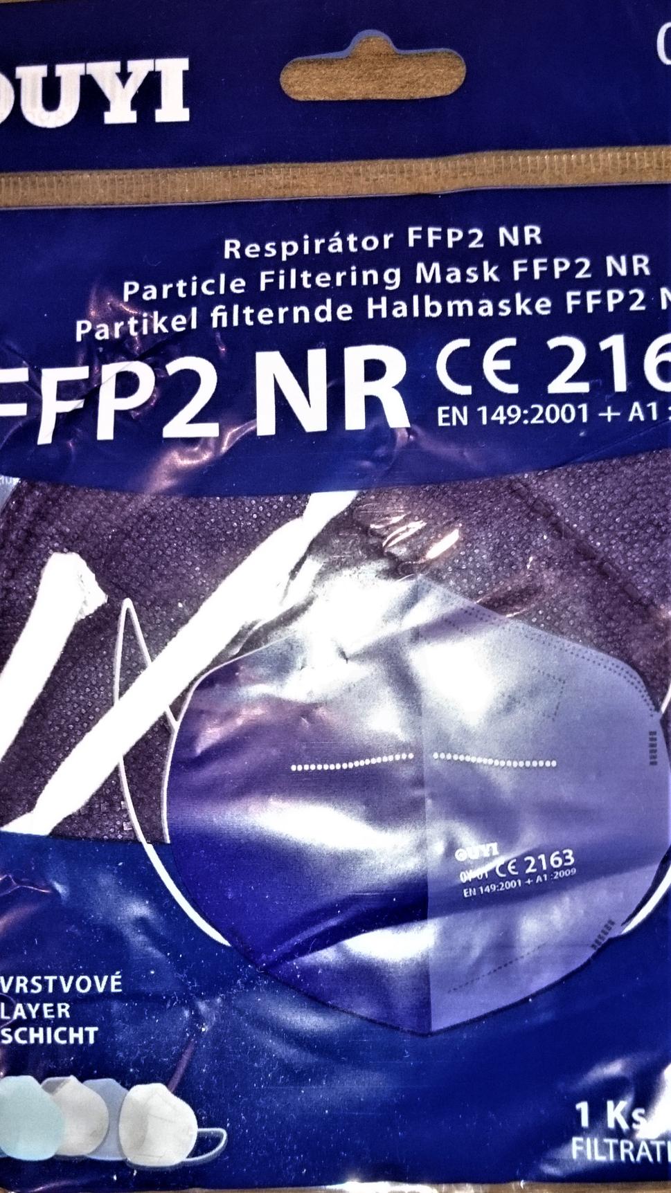 Maska FFP2, respirátor