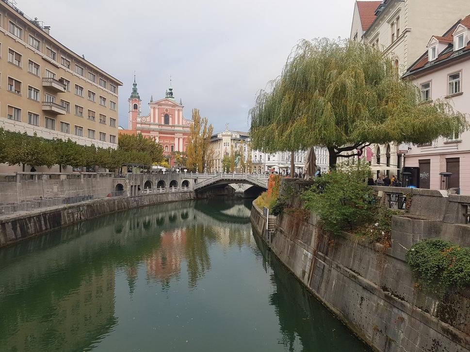 Historické centrum Ľubľany je naozaj krásne