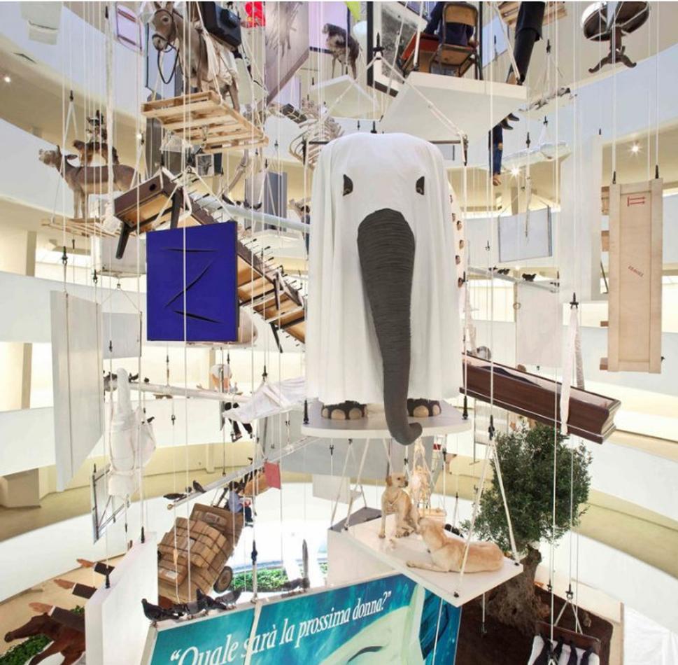 Maurizio Cattelan - ALL
Guggenheim Museum New York