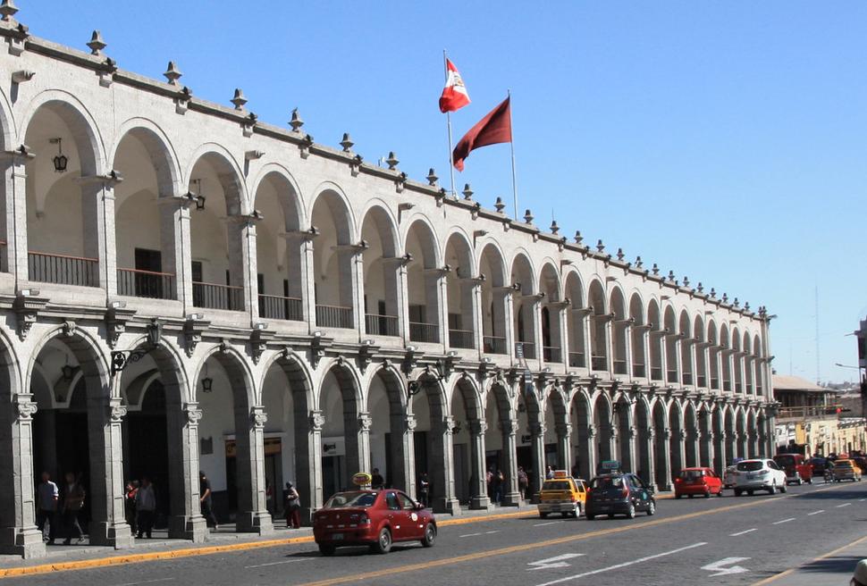 námestie Plaza del Armas v Arequipe