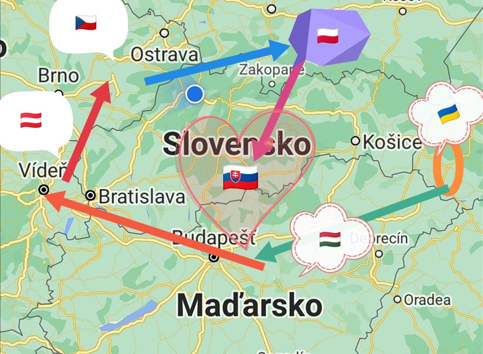 okolo Slovenska. Začíname na Ukrajine.