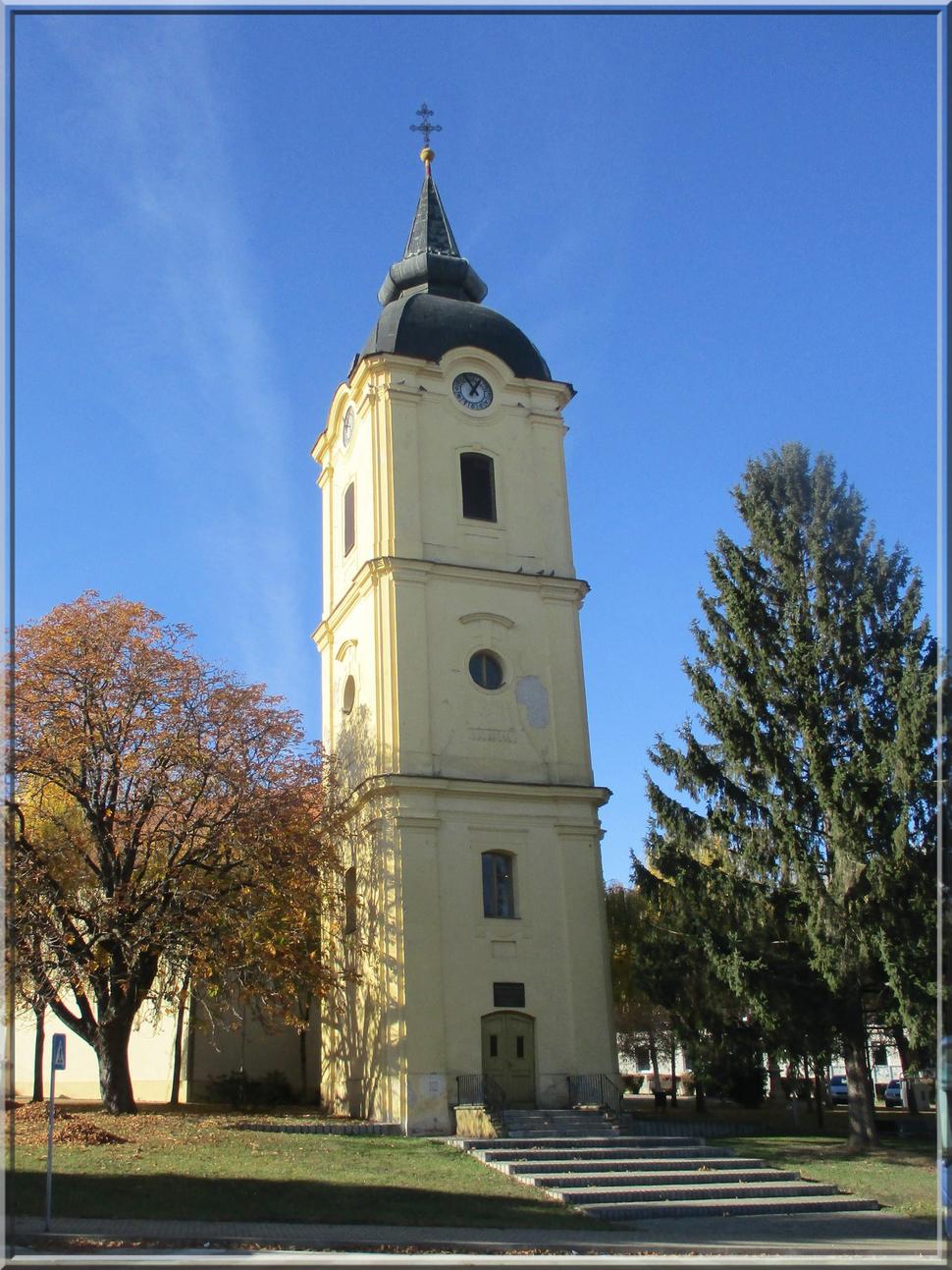 Vrbové - šikmá veža