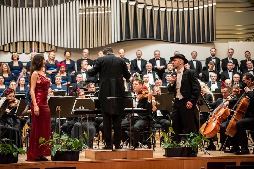 Slovenská filharmónia, Slovenský filharmonický zbor, Peter Valentovič, Eva Bodorová, Ondrej Šaling