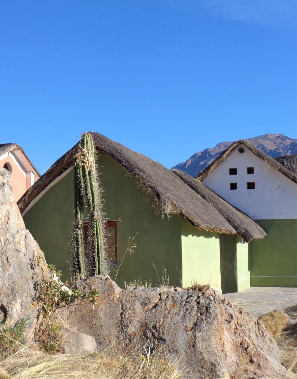 občerstvovavacia stanica pred vstupom do kaňonu Colca