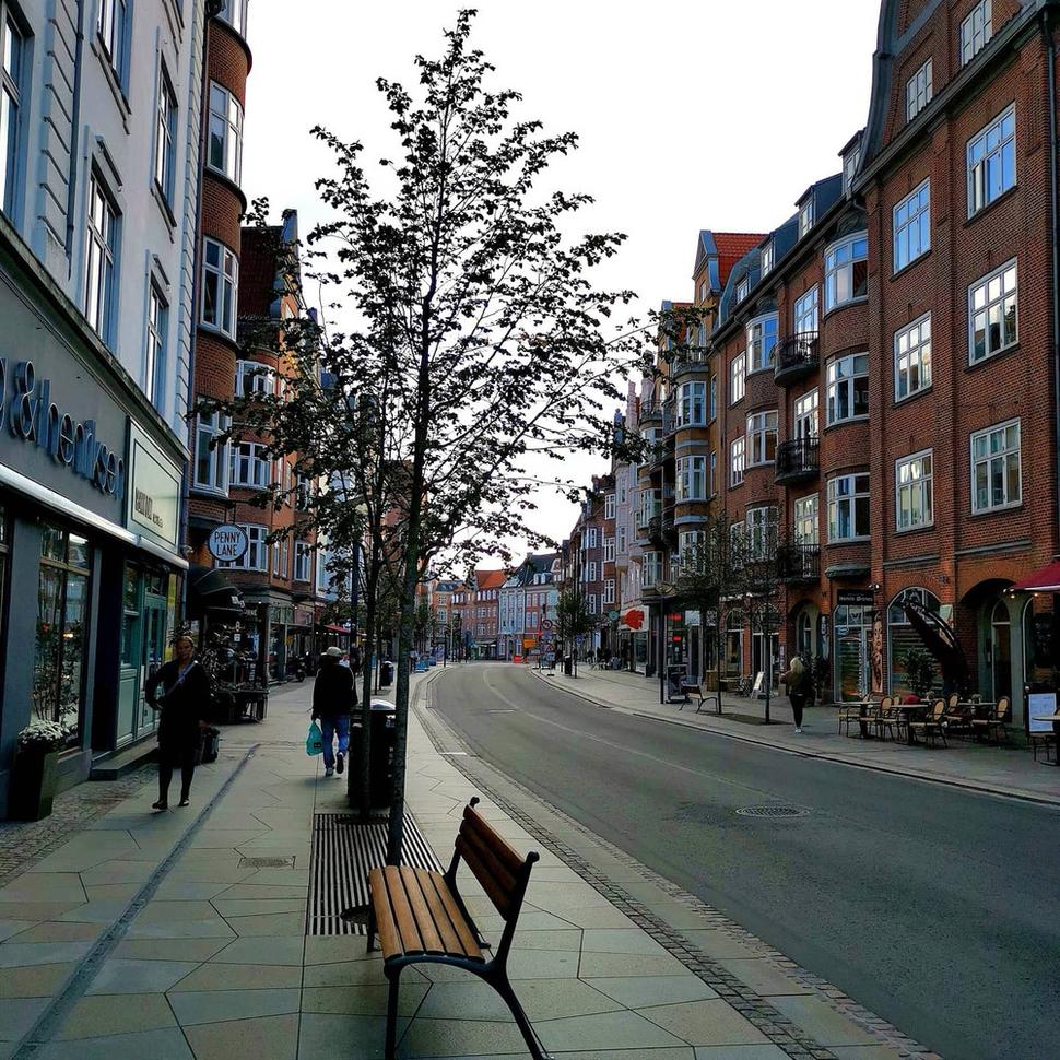 V uliciach Aalborgu