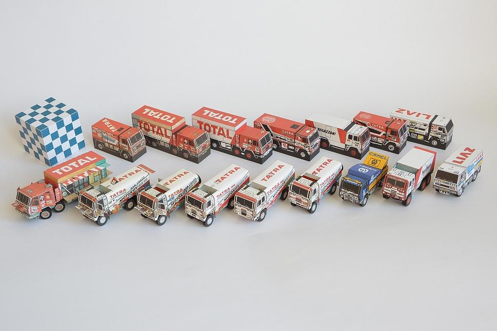 Miniboxy z Rallye Dakar od Milana Weinera v mierke 1:100 - kompletný prehľad