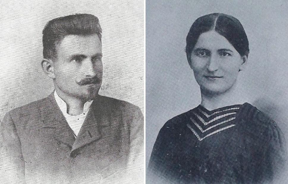 Ivan Krasko niečo vyše 20-ročný a Ľudmila Groeblová z čias svojich vysokoškolských štúdií