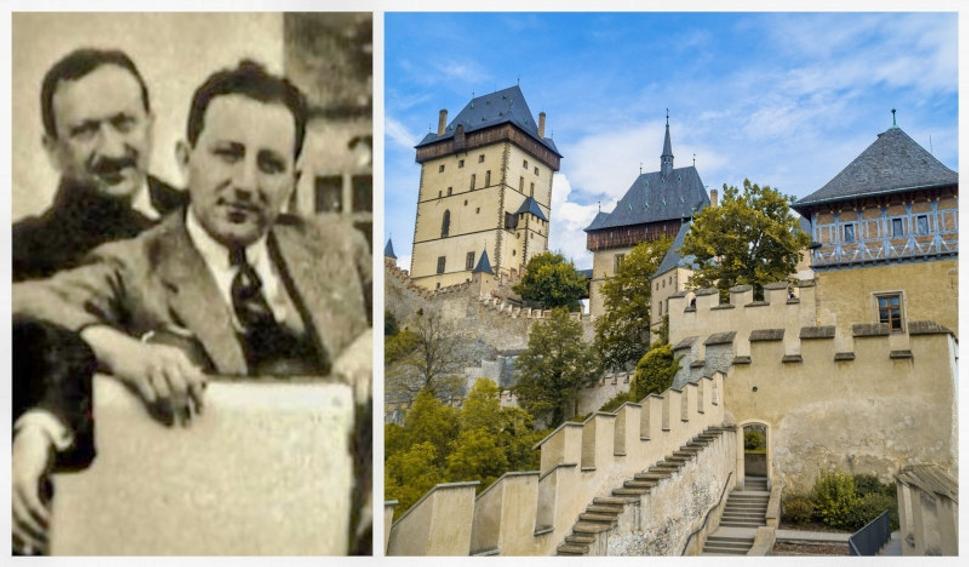 Hrad Karlštejn a podvodník Harry Jelínek.