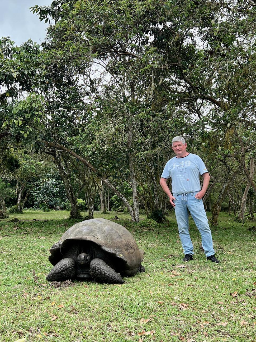 To už sme pri korytnačkách žijúcich vo voľnej prírode. Reserva de Tortugas Gigantes „El Chato".