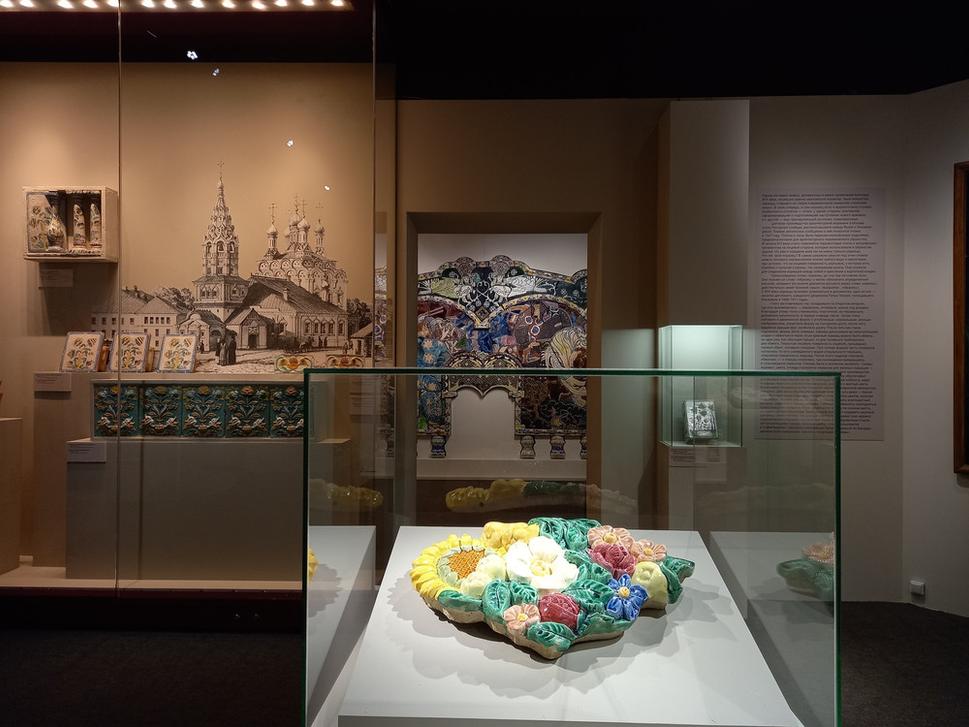Pohľad do expozície výstavy "Ruský izrazec"
Kolomenskoe, Moskva