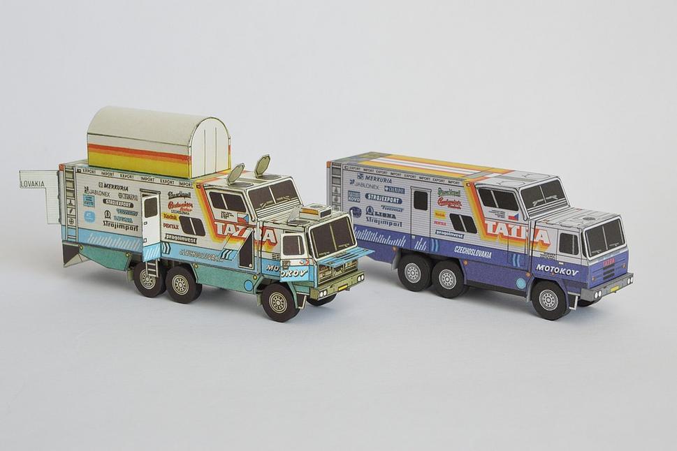 Tatra 815 GTC (1:100, Milan Weiner) - porovnanie verzií WDS (1992) a ABC (2020)